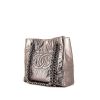 Sac à main Chanel Grand Shopping en cuir argenté - 00pp thumbnail