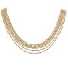Flexible Cartier Perruque necklace in yellow gold - 00pp thumbnail