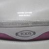Tod's Double T handbag in grey leather - Detail D4 thumbnail