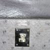 Bolso de mano Hermes Kelly 32 cm en avestruz gris - Detail D4 thumbnail