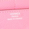 Portefeuille Hermes Constance en cuir Swift rose - Detail D3 thumbnail
