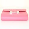 Hermes Constance wallet in pink Swift leather - Detail D4 thumbnail