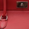 Bolso de mano Hermès Tool Box en cuero swift rojo Vermillon - Detail D1 thumbnail