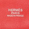 Sac à main Hermès Tool Box en cuir Swift rouge Vermillon - Detail D3 thumbnail