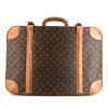 Louis Vuitton Airbus small model suitcase in brown monogram canvas and natural leather - 360 thumbnail