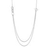 Hermes Parade necklace in silver - 00pp thumbnail