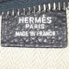 Borsa a spalla Hermès Goya in pelle togo blu scuro - Detail D3 thumbnail