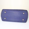 Louis Vuitton Montaigne large model handbag in blue empreinte monogram leather - Detail D5 thumbnail