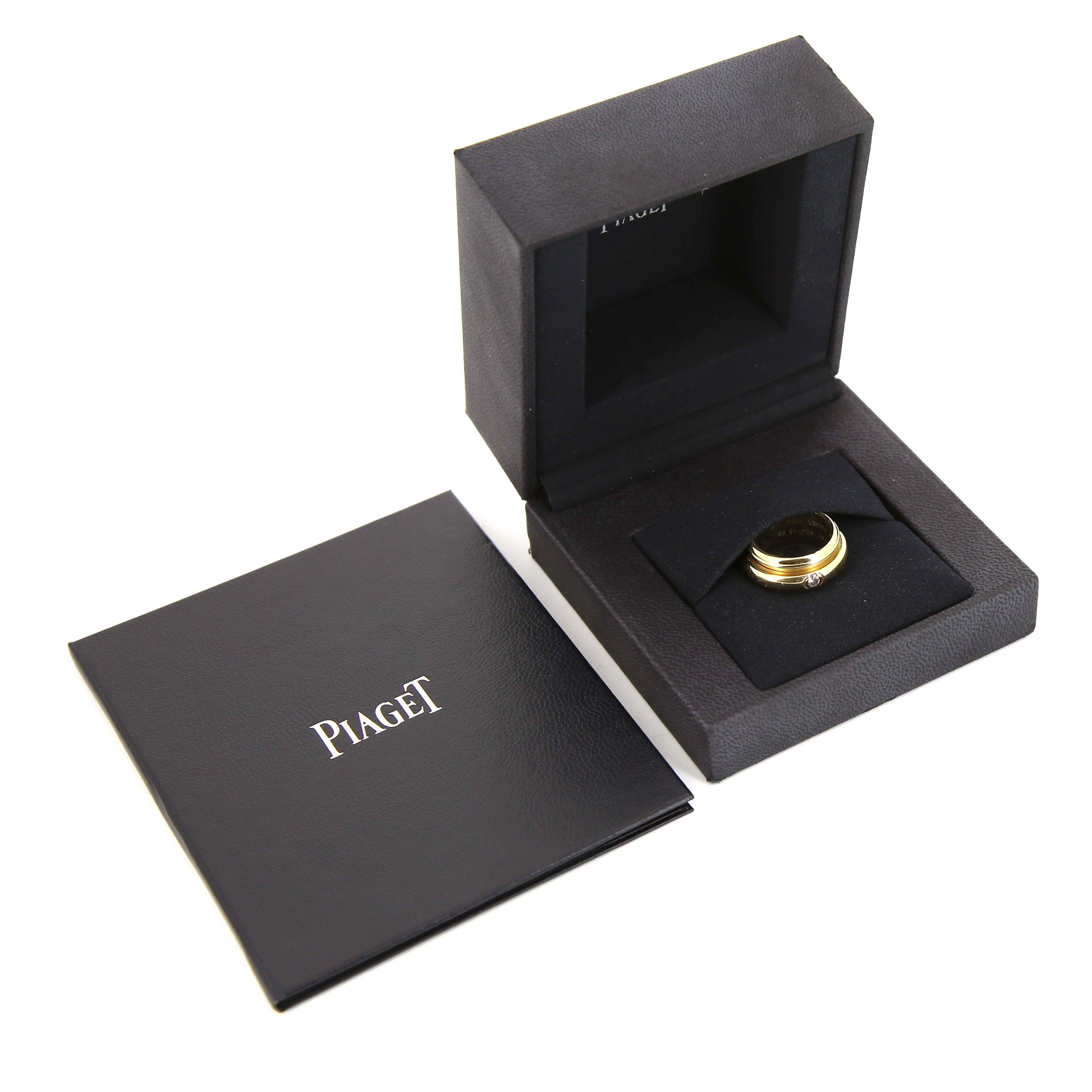 Anello Piaget Possession modello grande in oro giallo e diamanti - Detail D2