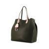 Dior Dior Addict cabas shopping bag in khaki leather - 00pp thumbnail