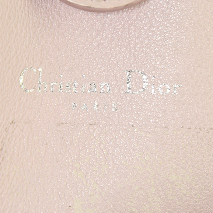 Dior Dior Addict cabas shopping bag in khaki leather - Detail D3