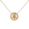 Van Cleef & Arpels Boutonnière necklace in yellow gold and diamonds - 00pp thumbnail