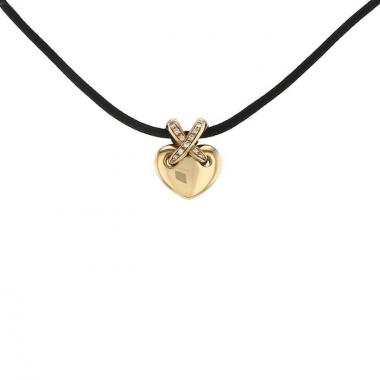 Colgante Chaumet Lien modelo pequeño en oro amarillo y diamantes