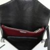 Prada shoulder bag in black, brown, white and burgundy leather - Detail D3 thumbnail