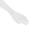 Bracciale Cartier Maillons Spartacus in oro bianco - Detail D1 thumbnail
