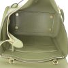 Celine Belt small model handbag in green grained leather - Detail D3 thumbnail