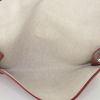 Pochette Hermes Jige in pelle box rossa - Detail D2 thumbnail
