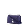 Dior Diorama shoulder bag in blue leather cannage - 00pp thumbnail