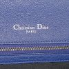 Borsa a tracolla Dior Diorama in pelle cannage blu - Detail D4 thumbnail