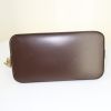 Louis Vuitton Alma medium model handbag in ebene damier canvas and brown leather - Detail D4 thumbnail