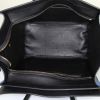 Borsa Celine Luggage in pelle marrone cioccolato e beige e camoscio blu - Detail D2 thumbnail