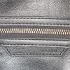 Bolso de mano Celine Luggage en cuero marrón chocolate y beige y ante azul - Detail D3 thumbnail