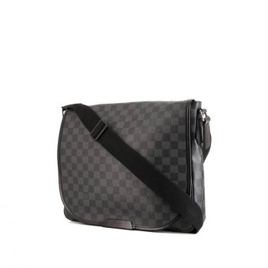 Louis Vuitton Bastille in tela a scacchi grigio Graphite