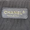 Chanel Boy large model shoulder bag in black quilted grained leather - Detail D4 thumbnail