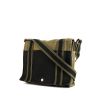 Hermes Toto Bag - Shop Bag shoulder bag in khaki and black canvas - 00pp thumbnail