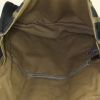 Hermes Toto Bag - Shop Bag shoulder bag in khaki and black canvas - Detail D2 thumbnail