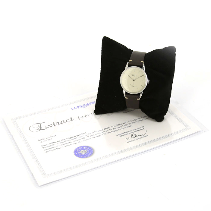 Reloj Longines de acero Circa  1960