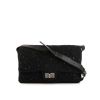 Bolso de mano Chanel 2.55 en tweed negro y cuero negro - 360 thumbnail