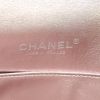Chanel Timeless handbag in transparent and black vinyl and pink leather - Detail D4 thumbnail