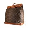 Sac de voyage Louis Vuitton Steamer Bag en toile monogram marron et cuir naturel - 00pp thumbnail