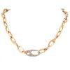 Pomellato necklace in pink gold and diamonds - 00pp thumbnail