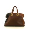 Fendi Chameleon handbag in brown tricolor leather - 360 thumbnail