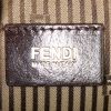 Bolso de mano Fendi Chameleon en cuero tricolor marrón - Detail D4 thumbnail