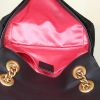 Gucci GG Marmont shoulder bag in black velvet - Detail D3 thumbnail