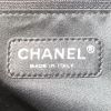 Borsa Chanel in tela trapuntata nera grigia e bianca con motivo - Detail D3 thumbnail