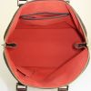 Louis Vuitton Alma handbag in brown damier canvas and brown leather - Detail D2 thumbnail