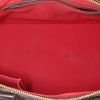 Louis Vuitton Alma handbag in brown damier canvas and brown leather - Detail D2 thumbnail