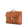 Hermès Sac à dépêches briefcase in gold togo leather - 00pp thumbnail