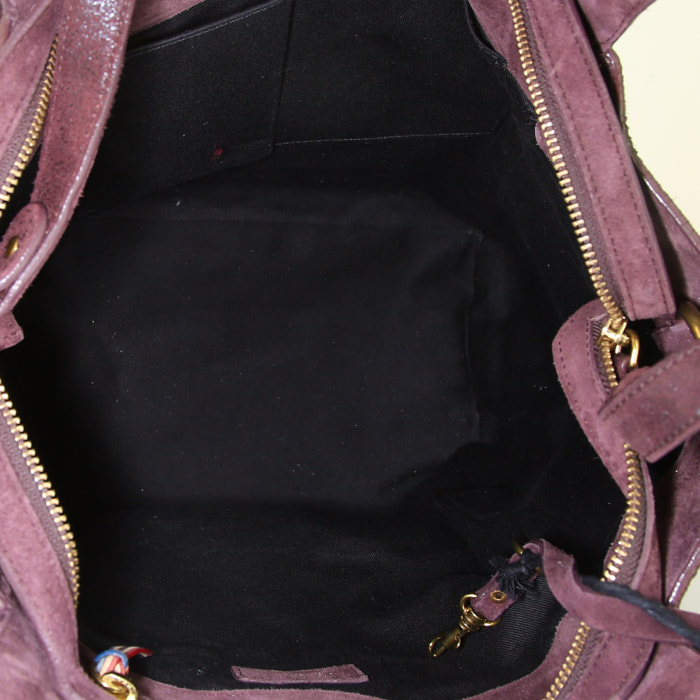 Bolso de mano Jerome Dreyfuss Anatole en cuero marrón - Detail D3