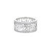 Chanel Camélia Fil medium model sleeve ring in white gold and diamonds - 00pp thumbnail