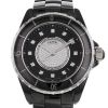 Chanel J12 watch in black ceramic and stainless steel Circa  2010 - 00pp thumbnail
