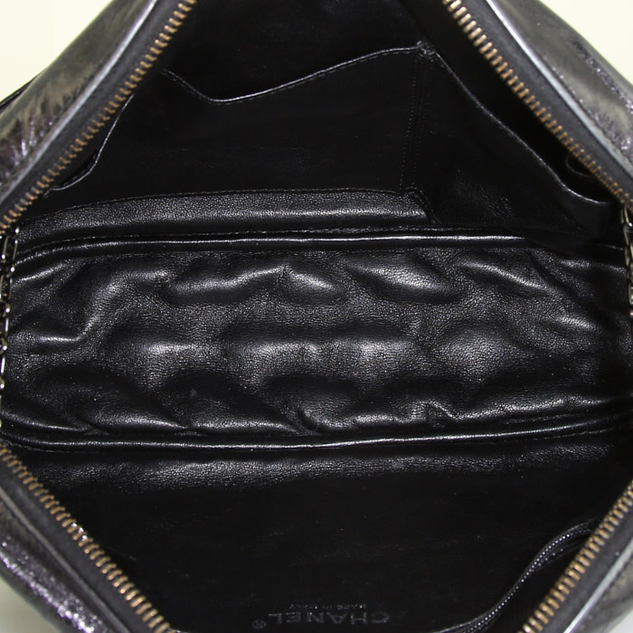 Borsa Chanel Camera in pelle trapuntata nera - Detail D3