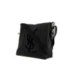 Saint Laurent Vintage shoulder bag in black canvas - 00pp thumbnail