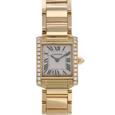 Reloj Cartier Tank Française de oro amarillo 18k Ref :  2385 Circa  1990