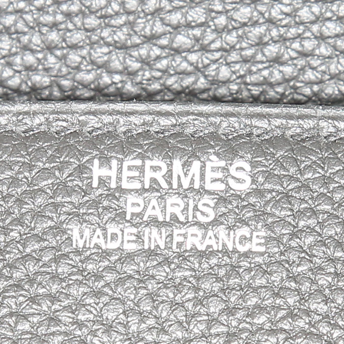 Sac de voyage Hermes Haut à Courroies - Travel Bag en cuir togo noir - Detail D3