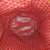 Goyard Belharra shopping bag in red and beige monogram canvas and brown leather - Detail D2 thumbnail